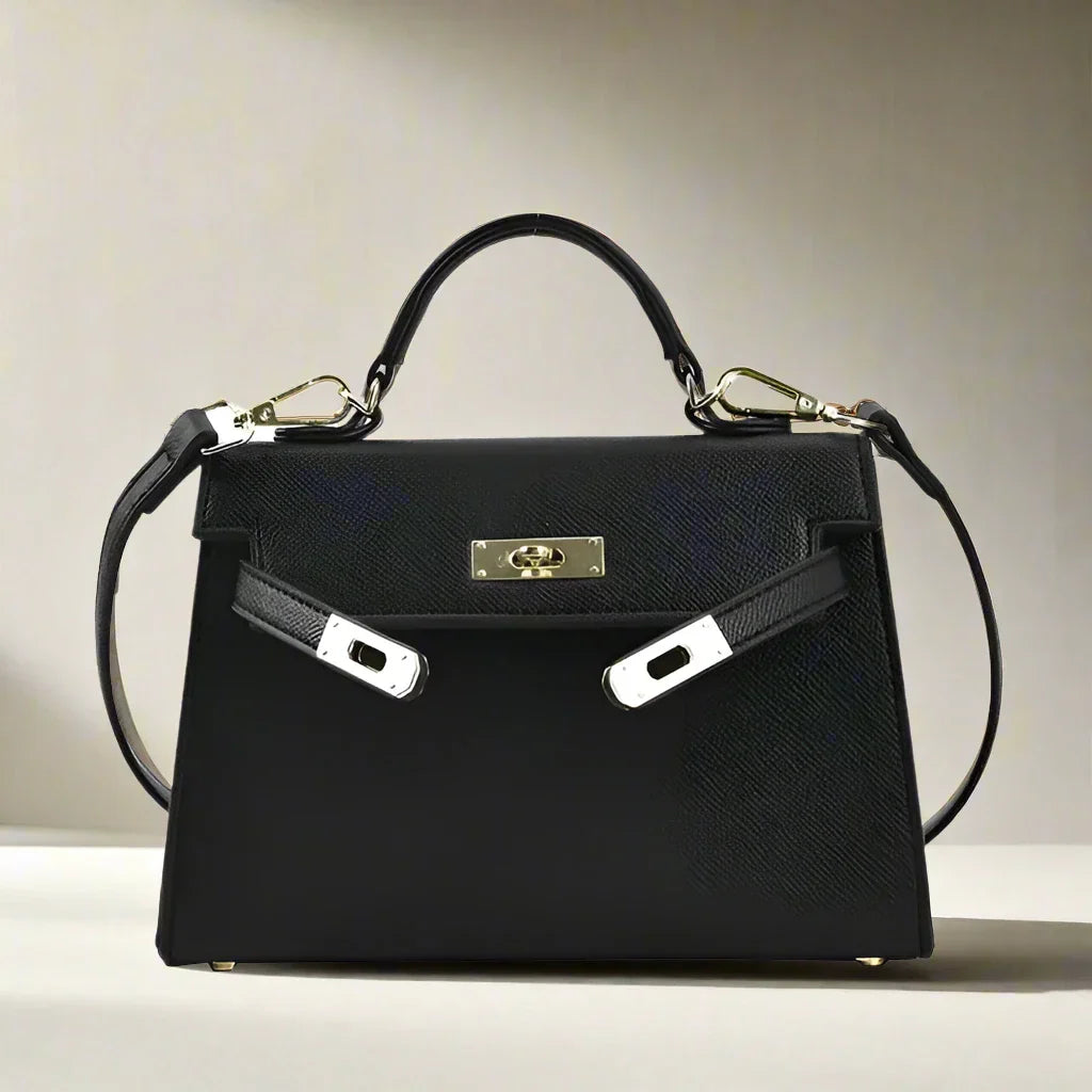 Luxury Leather Tote Bag with Shoulder Strap - Nocini