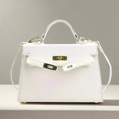 Luxury Leather Tote Bag with Shoulder Strap