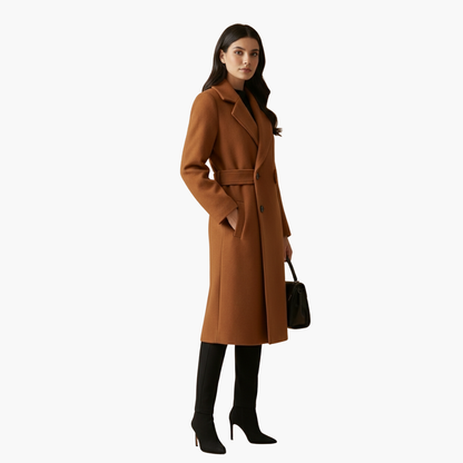 Classic Women's Trench Coat with Button Front