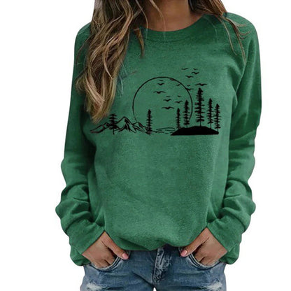 Soft Women's Round Neck Pullover Sweater