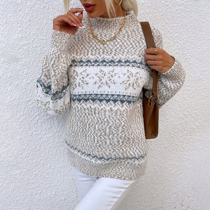 Textured Cable Knit Sweater