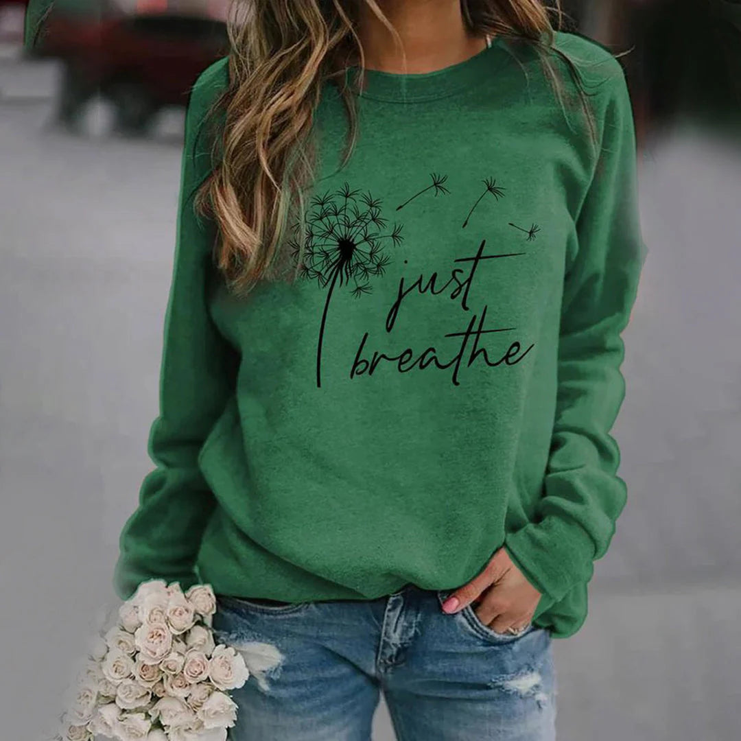 Stylish Ladies' Fleece Sweatshirt - Olytrend
