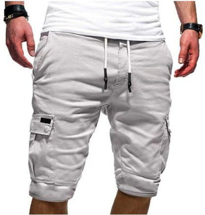 Relaxed Fit Cargo Shorts with Drawstring Waist