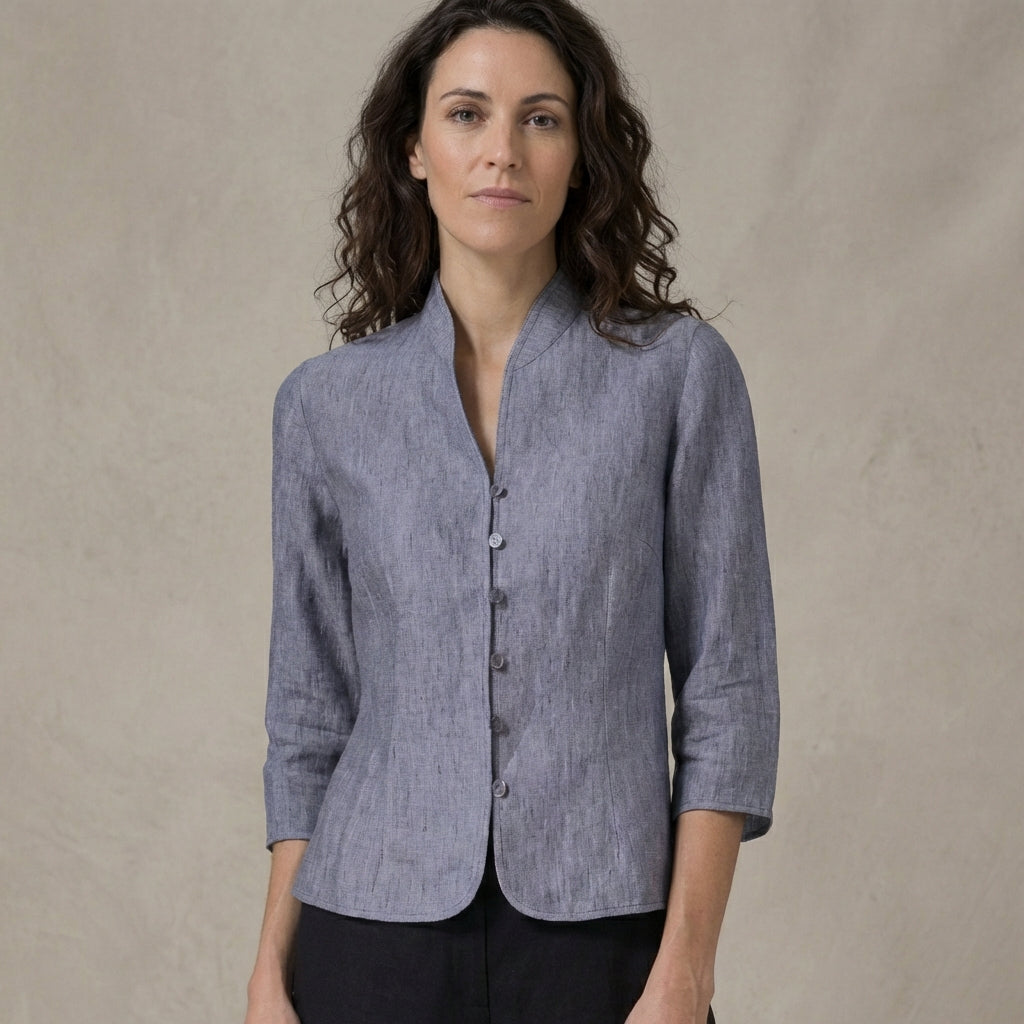 Classic Chinese Style Women's Blouse