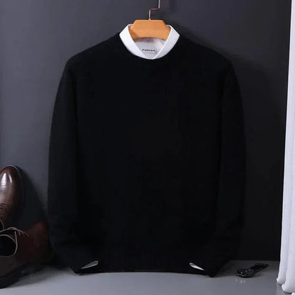 Soft Wool Crew Neck Sweater - Olytrend