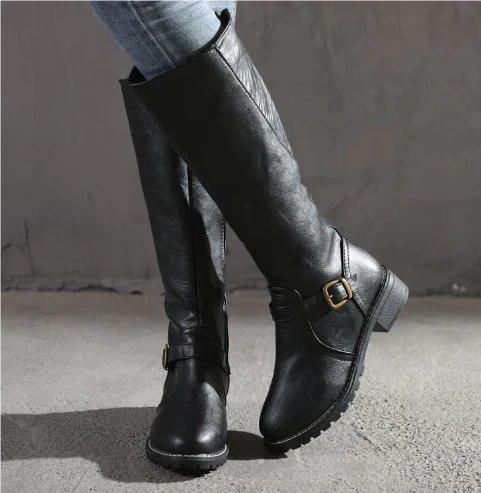 Tall Leather Riding Boots for Women - Olytrend