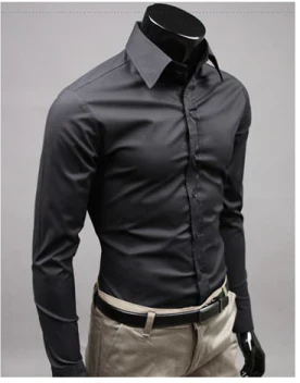 Men's Fitted Classic Dress Shirt