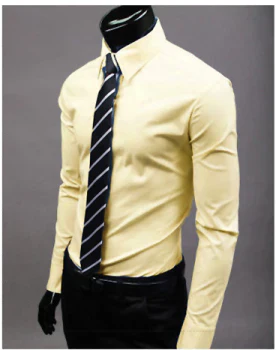 Men's Fitted Classic Dress Shirt