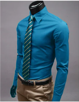 Men's Classic Fit Formal Dress Shirt