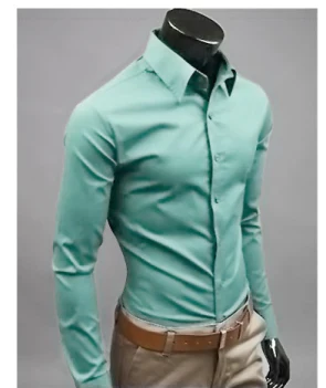 Men's Classic Fit Formal Dress Shirt