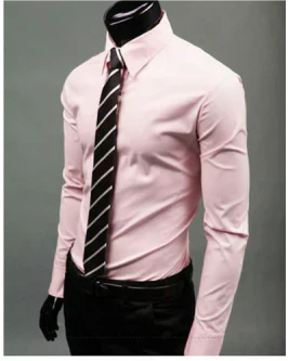Men's Fitted Classic Dress Shirt