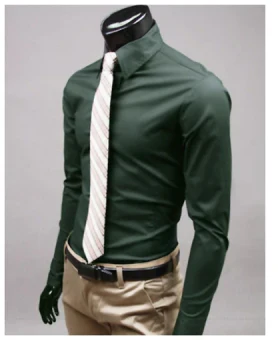 Men's Classic Fit Formal Dress Shirt