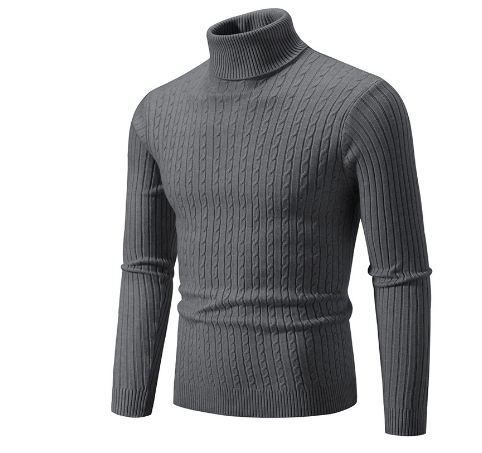 Men's Slim Fit Wool Crew Neck Sweater