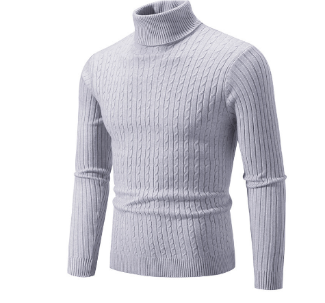 Men's Slim Fit Wool Crew Neck Sweater