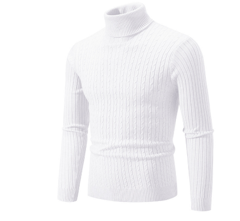 Men's Slim Fit Wool Crew Neck Sweater