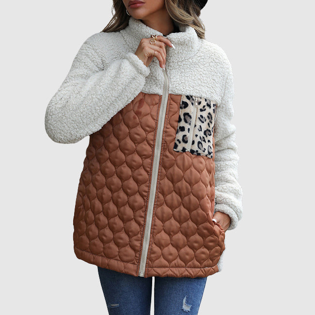 Cozy Quilted Padded Fur Lined Jacket - Nocini