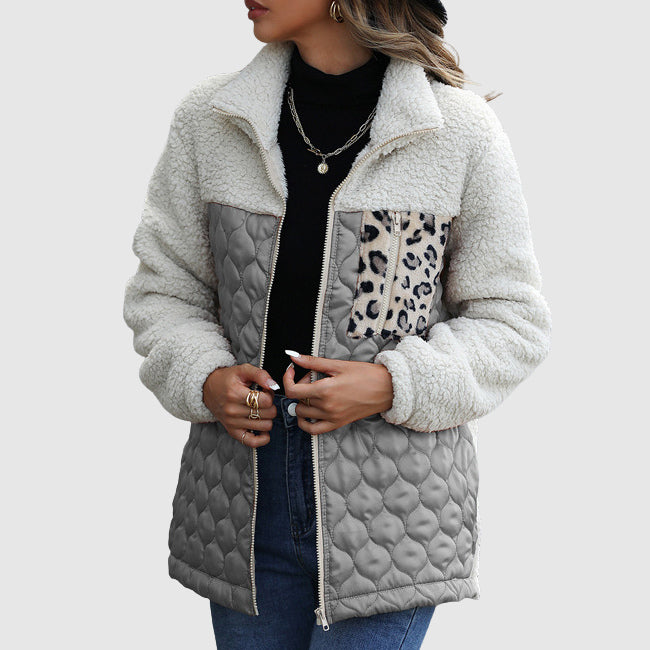 Cozy Quilted Padded Fur Lined Jacket