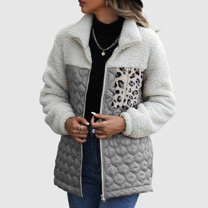 Cozy Quilted Padded Fur Lined Jacket