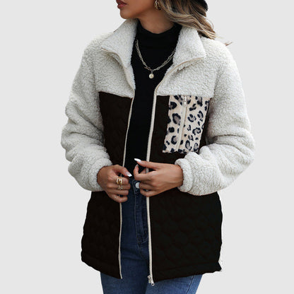 Cozy Quilted Padded Fur Lined Jacket