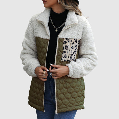Cozy Quilted Padded Fur Lined Jacket