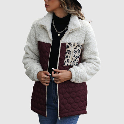 Cozy Quilted Padded Fur Lined Jacket