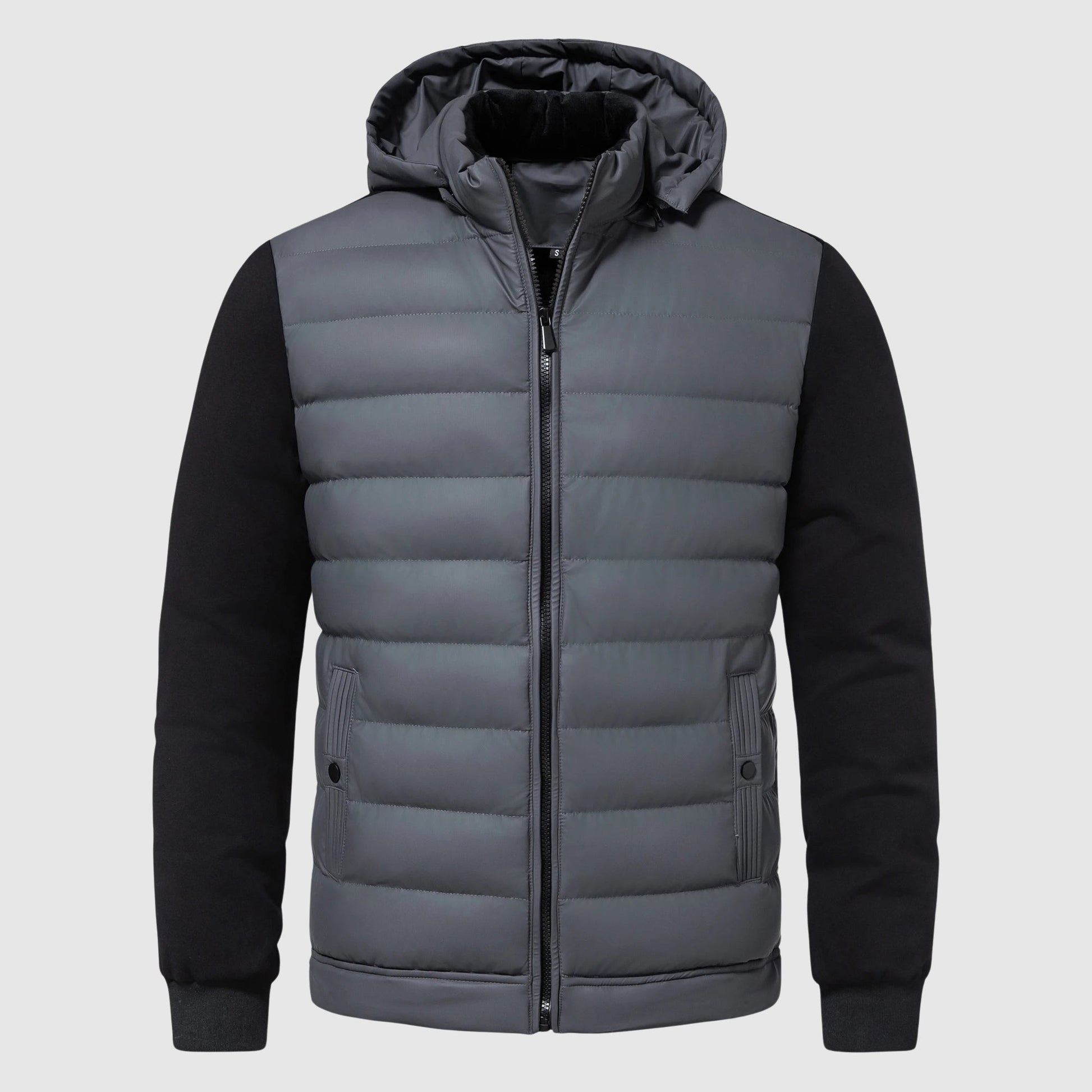 Warm Padded Hoodie Zipper Jacket - Nocini