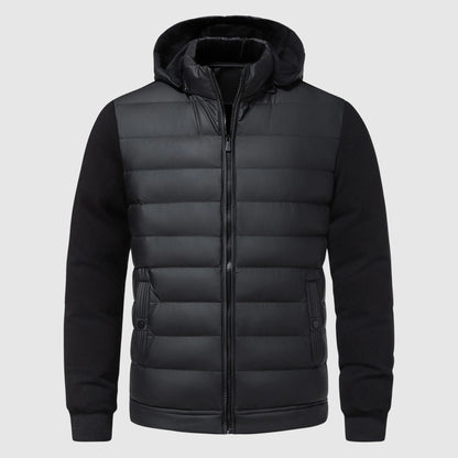 Warm Padded Hoodie Zipper Jacket