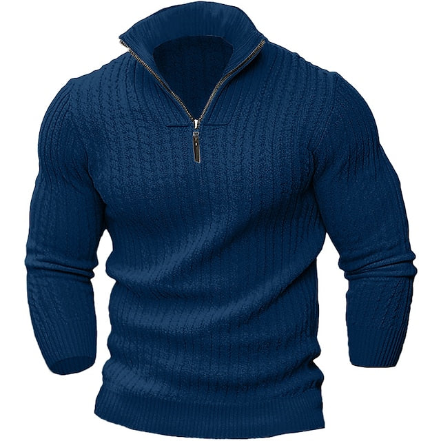 Stylish Men's Half Zip Jumper - Nocini