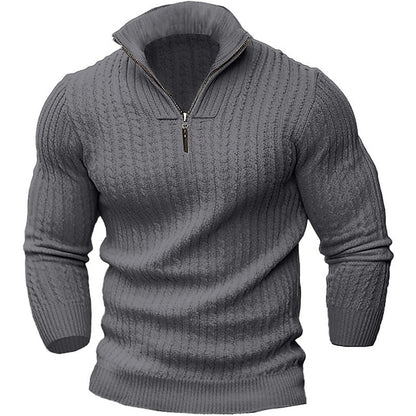Stylish Men's Half Zip Jumper