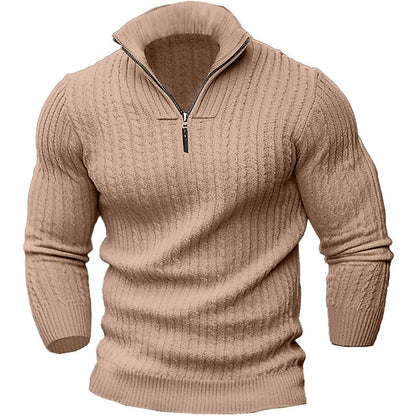 Stylish Men's Half Zip Jumper