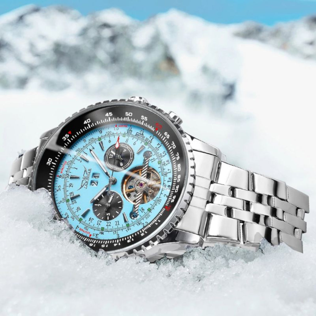 Premium Automatic Men's Leather Watch - Olytrend