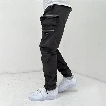 Relaxed Fit Utility Cargo Pants for Men
