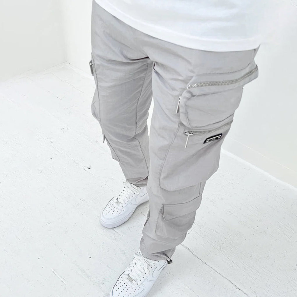 Relaxed Fit Utility Cargo Pants for Men