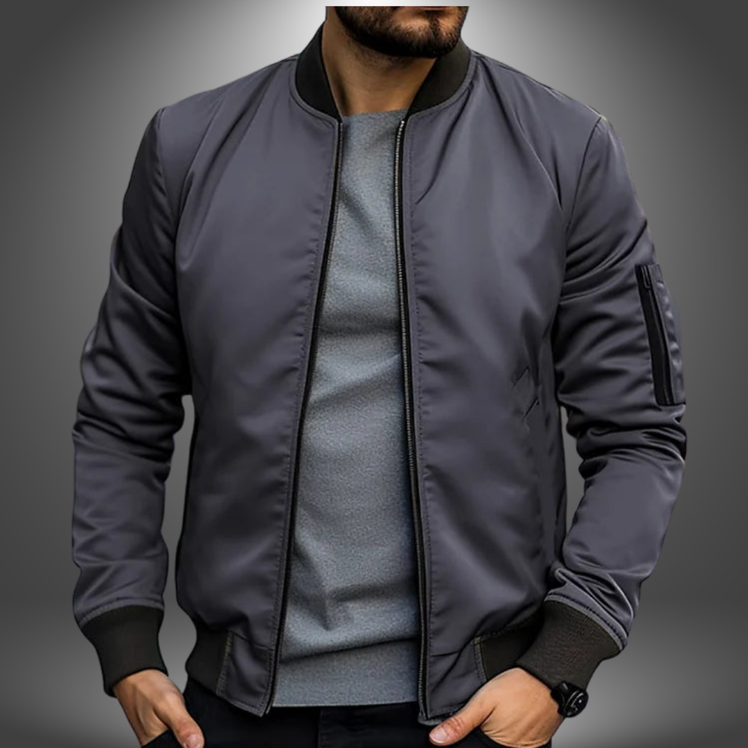 Waterproof Men's Classic Bomber Coat