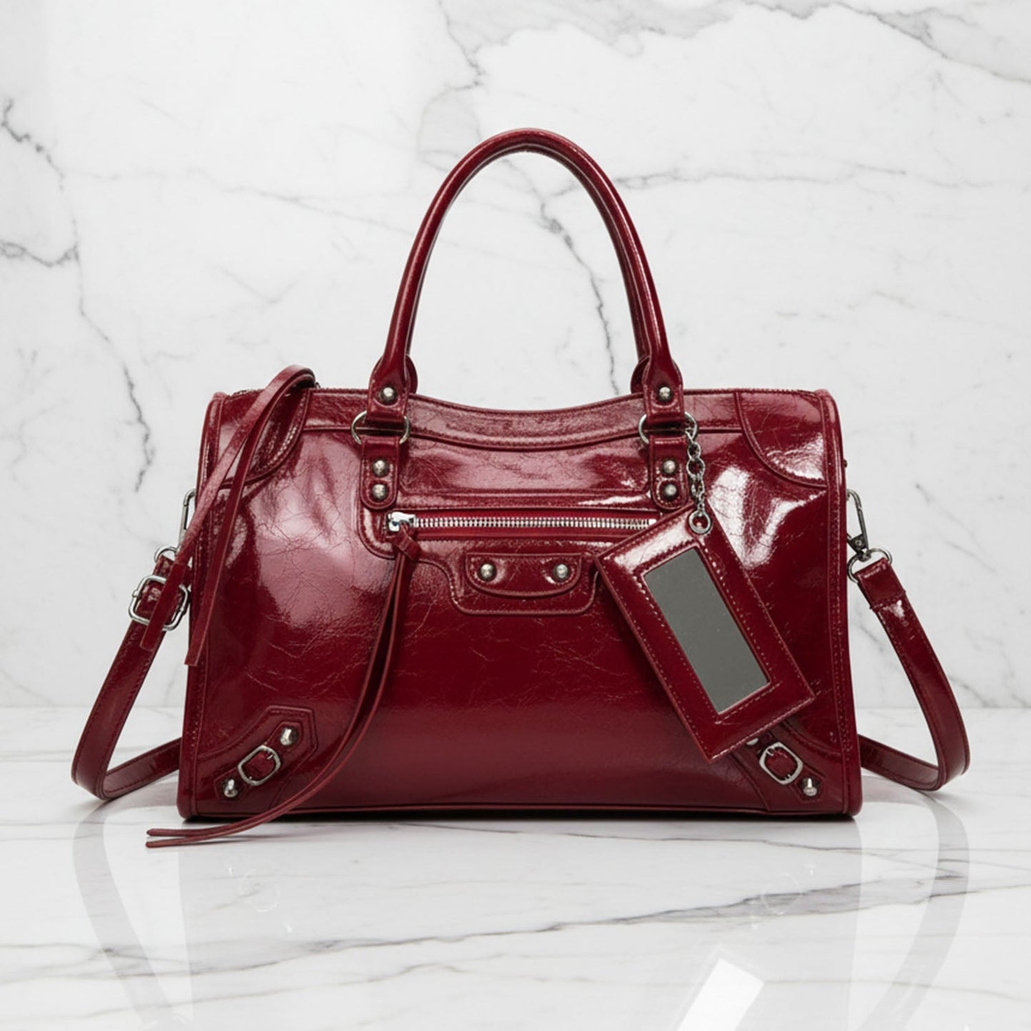 Classic Genuine Leather Tote Bag