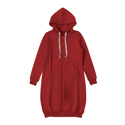 Comfy Oversized Zip Up Hoodie for Daily Wear