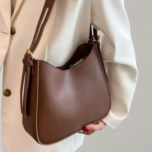 Small Genuine Leather Crossbody Purse - Nocini