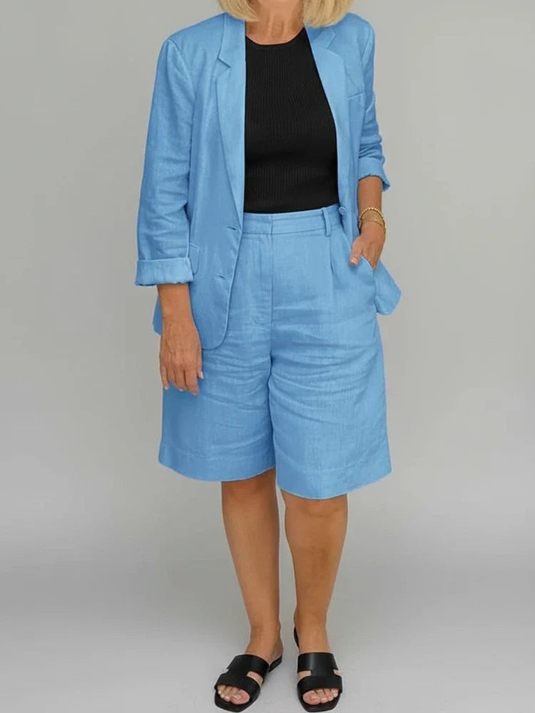 Comfortable Classic Jacket Set for Ladies