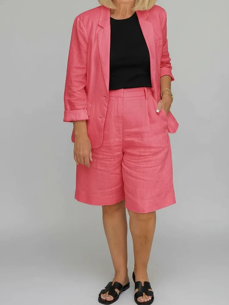 Comfortable Classic Jacket Set for Ladies