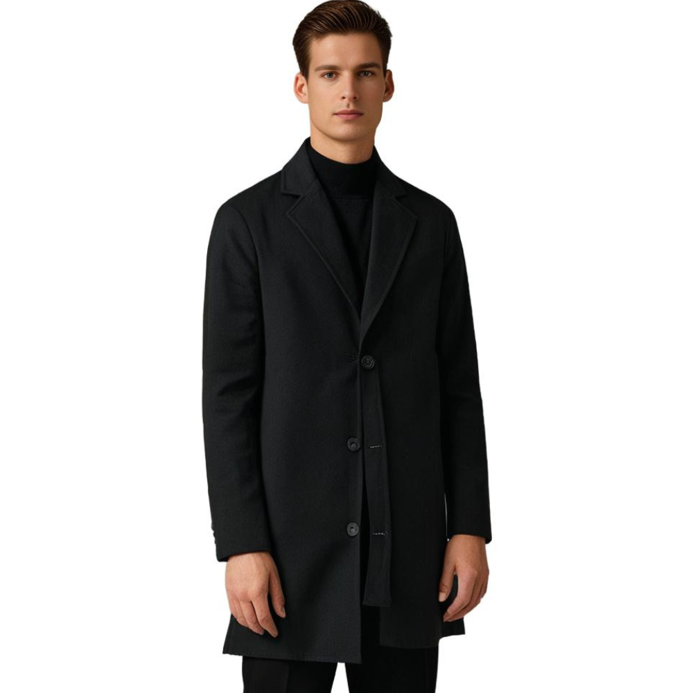 Warm Men's Wool Winter Coat