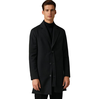 Warm Men's Wool Winter Coat