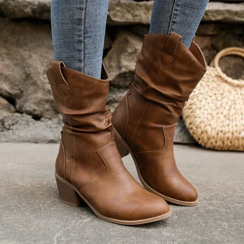Classic Pointed Toe Women's Cowboy Boots - Nocini
