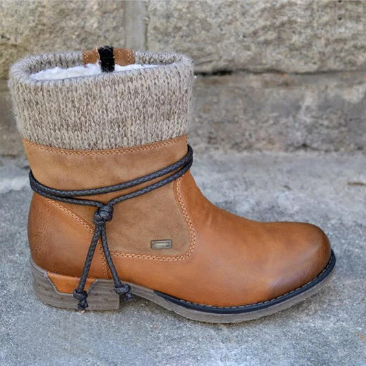 Comfortable Ankle Boots for Women - Warm Winter Shoes - Nocini