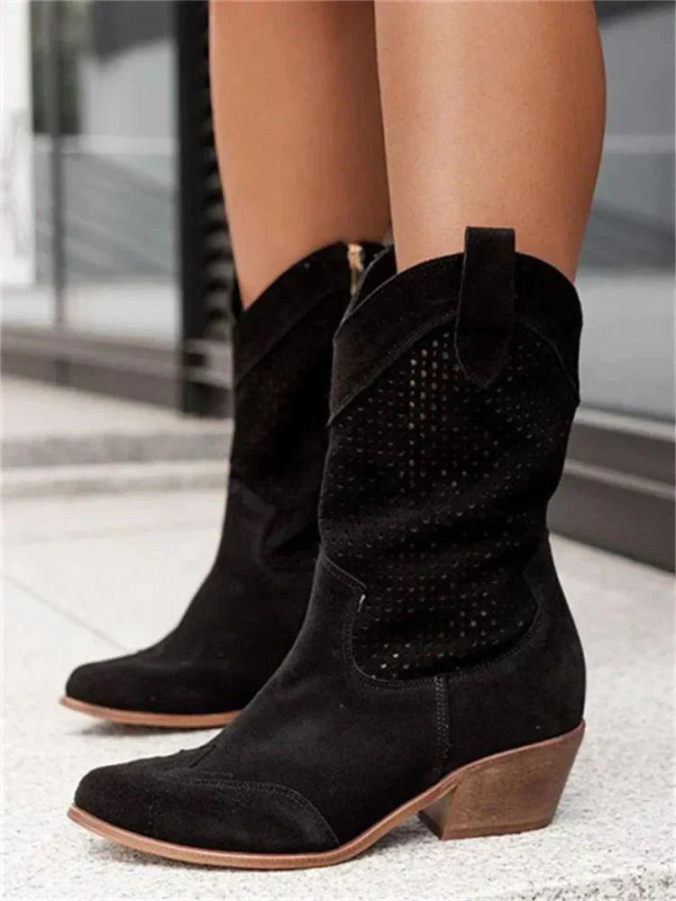 Stylish Cowboy Ankle Boots for Women