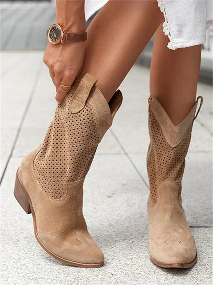 Stylish Cowboy Ankle Boots for Women