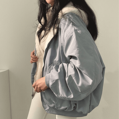 Warm Women's Reversible Hooded Parka Coat