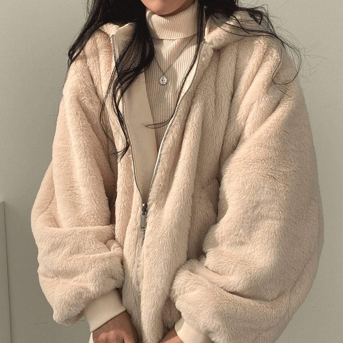 Warm Women's Reversible Hooded Parka Coat