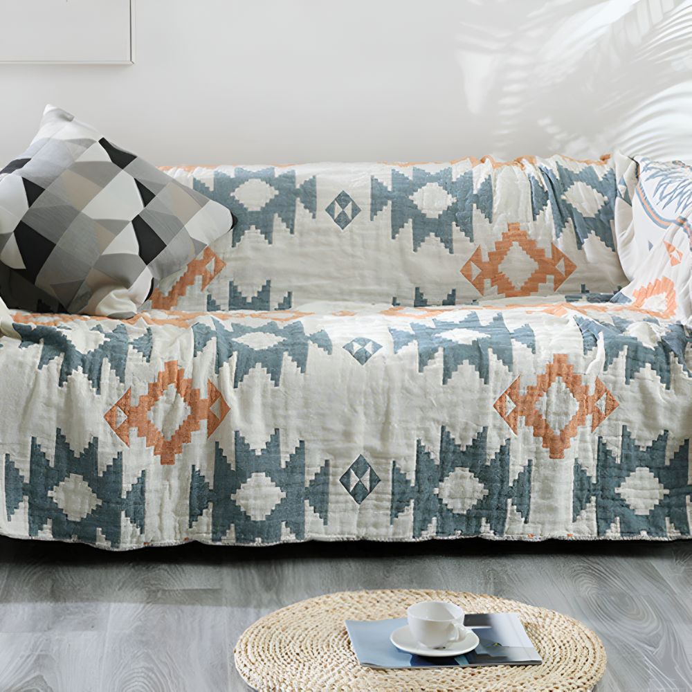 Soft Double Layer Breathable Throw Blanket - Olytrend
