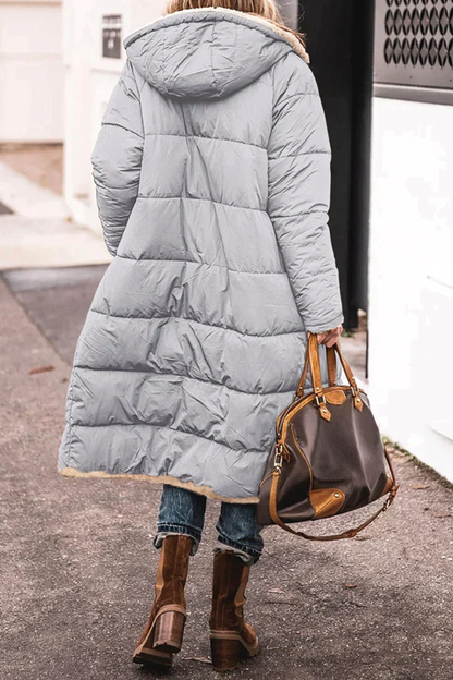 Warm Reversible Padded Winter Coat