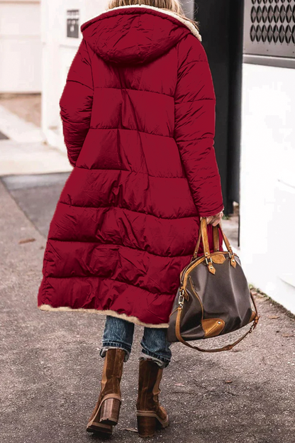 Warm Reversible Padded Winter Coat